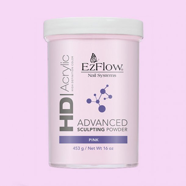 HD Pink Akryl Pulver 453 g. &middot; EzFlow
