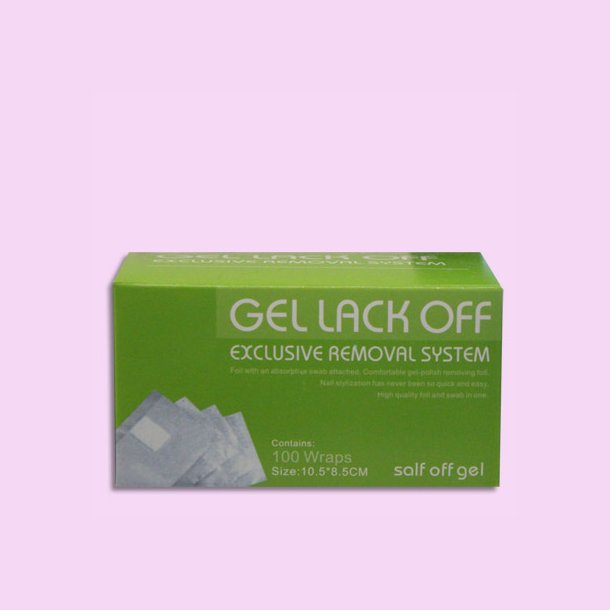 Exclusive Gel Remover Wraps 100 st.  B4B