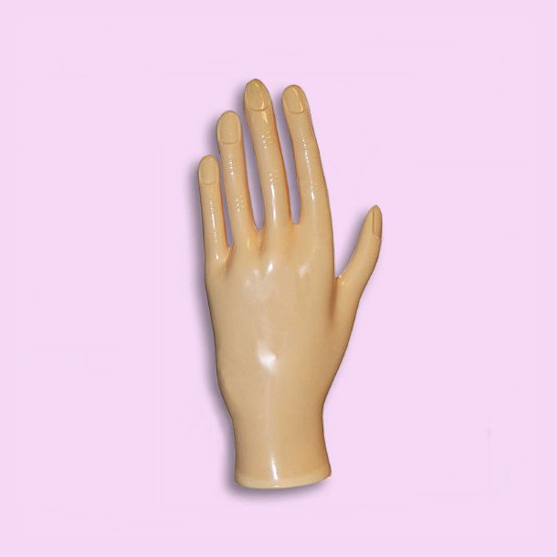 håndbevægelse grådig Udgående Trænings Hånd · Hard Plast · Øve Hånd · B4Beauty DK